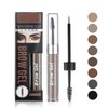 MAEPEOR Waterproof Eyebrow Gel 8 Colors Full-pigmented Long Lasting Liquid Brow Gel for Fuller & Defined Looking (#03 Medium Brown）