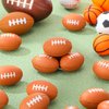 60 Pcs Mini Football Stress Ball 1.5 inch Mini Foam Football Bulk Mini Foam Sports Ball for Football Theme Party Favors Supplies and Outdoor Games Small Sports Stress Balls with Drawstring Mesh Bag
