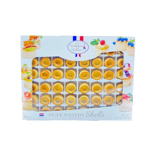 La Boulangerie Des Gourmets Puff Pastry Shells -Ready to Use 20.32 OZ- 96 pcs