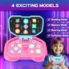 Acvens Handheld Dance Game,4 Mode,999 Level,Sensory Toys,Fast Puzzle Game,ADHD,Pop Fidget Toys for Kids Age 6-12,Birthday Gifts for Girls and Boys (Pink)