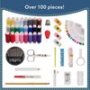 ARTIKA Sewing Kit for Adults and Beginners - Needle and Thread Kit with Sewing Accessories and Portable Case for Travel, Family with Scissors, Thimble, Thread, Tape Measure etc（106 PCS）