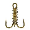 South Bend Bronze Dough Bait Treble Hooks | Strong, Durable, Gold Bait Hooks (2)