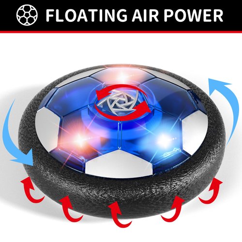 Bennol Hover Soccer Ball Toys Sets for Kids Boys with 2 Goals & 2 Ball, Indoor Outdoor Outside Soccer Ball Toys for Kids Boys 4-6 5-7 6-8, Toys Gifts for 3 4 5 6 Year Old Boys, Toddler Boys Toys