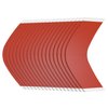 Sunshine Tape Liberty Red Hairpiece Wig Tape | Made in USA | 36 A Curve Strips | Double Sided Adhesive Tape for Toupee Lace Front Wig Strong Hold Waterproof Contours