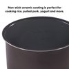 Instant Pot Ceramic Inner Slow Cooking Pot 6-Qt, Non-Stick Coated Interior, Rice Cooker