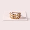 The Hair Edit Gold Pyramid Cuff Hair Tie