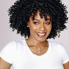 CURLKALON HAIR: Carrie Curl Crochet Hair| Pack of 1, 20 Curls Pack | Synthetic Hair Extensions | Short & Bouncy Curly Crochet Hair