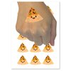 Happy Nacho Tortilla Chip Toppings Temporary Tattoo Water Resistant Fake Body Art Set Collection - 15 2" Tattoos (1 Sheet)