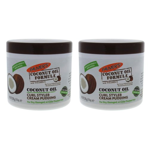 Palmer's Coconut Oil Formula Curl Condition Hair Pudding, 14 oz (Pack of 2)
