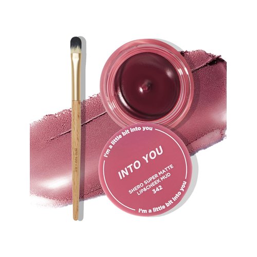 INTO YOU Matte Liquid Lipstick for Women, Canned Long Lasting Pink Lipstick Waterproof with Lip Brush, No Transfer, High Pigmented with Lightweight Lip Mud Texture(342)