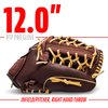 Franklin Sports Baseball Gloves - RTP Pro Baseball Fielding Glove - Infield/Pitcher Glove - 12", Brown