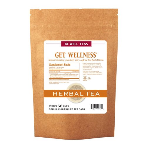 The Republic of Tea Be Well Teas No. 11, Get Wellness Herbal Tea For Immunity, Refill Pack of 36 ...