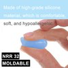 Ear Plugs for Sleeping, Reusable Silicone Moldable Noise Cancelling Sound Blocking Reduction Earplugs for Swimming, Snoring, Concerts, Shooting, Airplanes, Musicians, 32dB Highest NRR