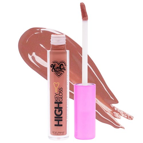 Kimchi Chic High Key Gloss, High-Shine Lip Gloss Helps Illuminate Your Look and Face, Non-Sticky, Nude With Pink Undertones, 08 Buff, 3.5ml