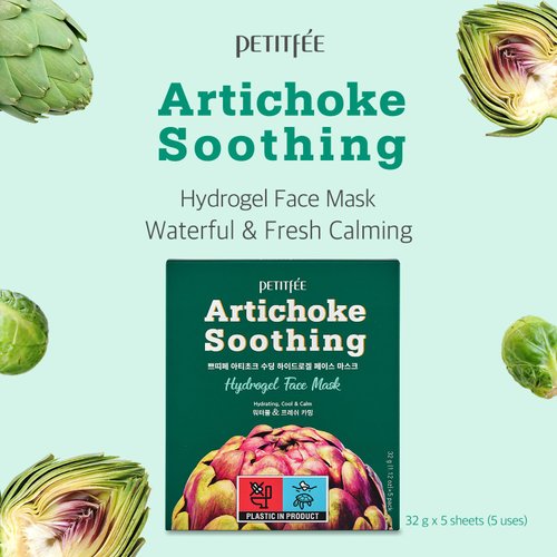Petitfee Artichoke Soothing Hydrogel Face Mask