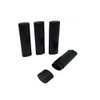 erioctry 4.5g 0.15oz Empty Refillable Plastic DIY Lipstick Lip Balm Lip Gloss Tubes Holder Containers Oval Deodorant Crayon Tube Pipe Bottle Case (50pcs, Black)