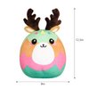 CAIYUEGG Christmas Reindeer Plush 12" Christmas Stuffed Animal Doll - Cute Soft Decompress Animals Plush Toys Great Gifts for Kids,Holiday Party Exchange or Soft Festive Fall Winter House Decor