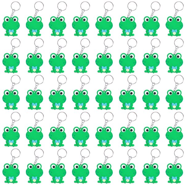 CiciBear 40 Pack Green Frog Party Decorations for Guests, Frog Prince Themed Party,Animal Baby Shower, School Party, Back to the 80s, Kids Birthday