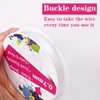 4 Rolls Elastic Stretch Thread for Bracelets, Transparent Beading String with 2 Sizes Big Eye Bead Needles and Needle Bottle, Clear Stretch Cord Thread for Jewelry Bracelet Necklace Making Wire(0.7mm)