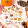 180PCS Thanksgiving Tattoos Party Favors - Turkey Day Happy Fall Give Thanks Supplies Decorations
