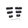 6 pcs 7mm 8mm Spark Plug Wire Separators Dividers Looms Black Fits for Mopar Ford Chevy Mustang