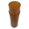 (11) Empty Clear Plastic Deodorant Containers (Brown) - 2.2 Oz Cylinders for heel balm, lotion bar etc. …