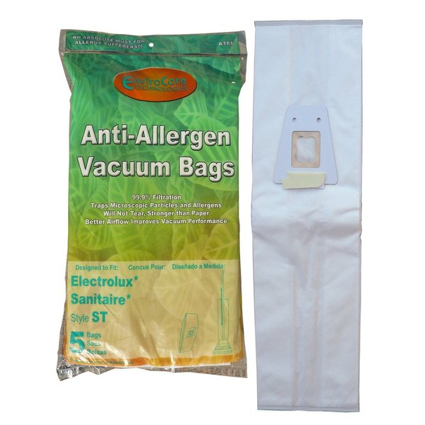 EnviroCare Replacement Allergen Vacuum Cleaner Dust Bags made to fit Sanitaire Eureka Style ST Uprights 5 pack