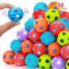 32PCS Fidget Spinner Soccer Balls Sports Birthday Party Favors Bulk for Kids 4-8 8-12 Christmas Goodie Treat Bag Stuffers Classroom Treasure Toys Carnival Prizes Pinata Fillers Mini Return Gifts