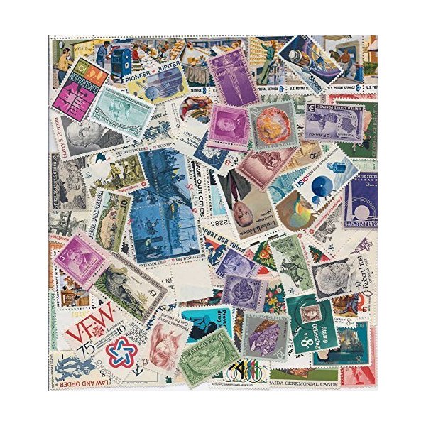 USA Collectible Postage Stamps: 100 Different Mint Unused USA Stamp Collection. by USA Postage Stamps