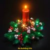 BrickBling LED Light Compatible with Lego Christmas Table Decoration Building Kit,Christmas Décor Lights Compatible with Lego 40743, Creative Lighting Kit-Not Included The Model