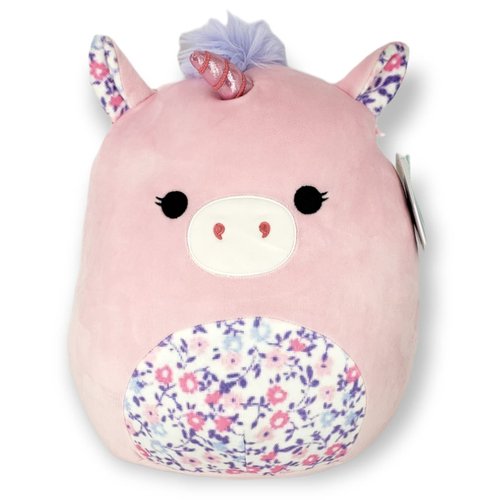 SQUISHMALLOW KellyToys - 12 Inch (30cm) - Mikah The Pink Unicorn from The Floral Squad - Super Soft Plush Toy Animal Pillow Pal Buddy Stuffed Animal Birthday Gift