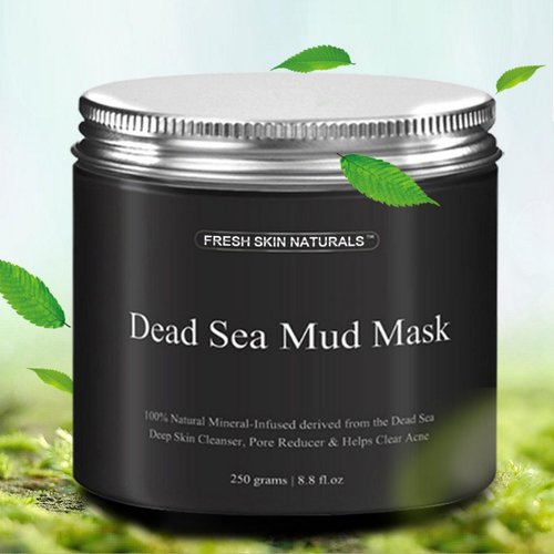 DISAAR BEAUTY Dead Sea Mud Mask for Face and Body Deep Pore Cleansing, Acne Treatment, Anti Aging and Anti Wrinkle, Organic Natural Facial Mask for Smoother and Softer Skin (250g./8.8oz.)