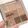 JIMYAUQIN Blooming Your Own Beauty Eye Shadow Palette, 9 Shades (Latte Cashmere)
