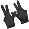 COMNICO 2 Pcs Heat Resistant Gloves for Hair Styling Three-Finger Professional Curling Iron Barber Glove Hair Straightener Protector Glove Curling Wand Flat Iron Hot-Air Brushes Heat Proof Sublimatio
