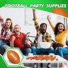200 Packs Mini Football Sports Stress Ball Mini Foam Footballs Foam Mini Football Stress Ball Bulk Toy for Boys Girls Party Favor School Carnival Reward Football Themed Party Supplies, 1.18 Inches
