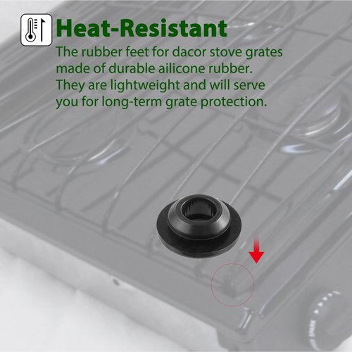 57049 RV Stove Grommets for Atwood Wedgewood Vision Stove Parts, Atwood Stove Grommets for Wedgewood Vision RV Stove Parts, Atwood Wedgewood RV Stove Parts, Grommet Kit Wedgewood RV Stove Parts 8 Pcs