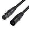 SiYear XLR Male 3 Pin to XLR Female 5 Pin & XLR Female 3 Pin to XLR Male 5 Pin Audio Cable, for Microphone DMX Stage Light Turnaround Etc（1Set / 2Pack