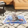 NQEUEPN Cat Water Play Mat, Kitty Sensory Water Mat Cool Comfort Pet Water Play Fun Water Sensory Pad Toy for Dog Cat Pet Water Play Alone