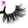 Mink Lashes 25mm False Eyelashes LASGOOS Siberian Luxurious Soft Cross Thick Very Long Wedding Dram Party 5 Pairs Pack 3D Fake Eye Lashes (E87-5)