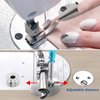 2024 Upgraded Universal Sewing Rolled Hemmer Foot Set 8 Sizes Rolled Hem Presser Foot [3-10mm] Wide Rolled Hem Foot for Home Industrial Sewing Machine Sewing Supplies[8Pcs-3/4/5/6/7/8/9/10mm]