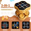 Freeca 3-in-1 Tic Tac Toe Game, Electronic Handheld Games Console for Kids Memory Growth, Christmas and Birthday Gifts for All Ages 3+