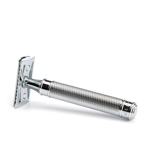 MÜHLE Grande R89 Double Edge Safety Razor (Closed Comb) | Perfect for Everyday Use | Barbershop Quality Close Smooth Shave | Luxury Razor for Men