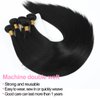 Straight Human Hair Bundles 12A Brazilian Human Hair 3 Bundles 100% Unprocessed Virgin Human Hair Weave Straight Bundles Human Hair Extensions Natural Black Color 20 22 24Inch