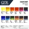 QoR Mini Set by GOLDEN, 12 Half Pan Watercolors, Professional Watercolor Paint Set