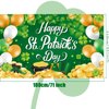 St. Patrick's Day Decorations Banner Happy St Patricks Day Backdrops - 71x44 Inch St. Patricks' Day Decor for Irish-Themed Party Supplies