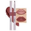lip liner pencils, Modern Classic Lip Liner, Lip Liner Pigmented Vegan Matte, Lasting Finish Lip Liner, Luxurious Creamy Long Lasting Lip Liner, Prevents Feathering and Fading (02#Cherry Red, 1)