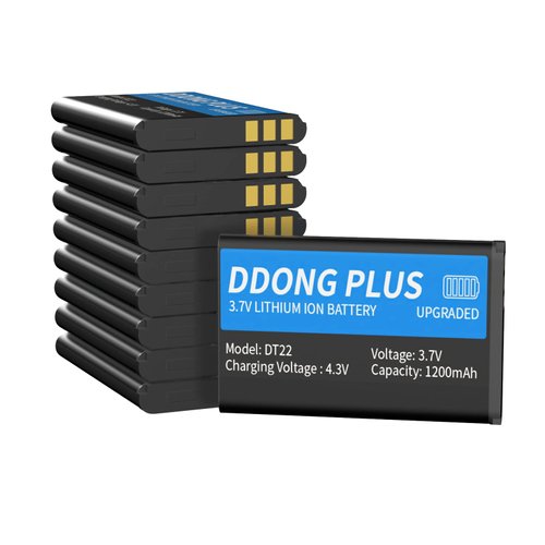 (10 Pack) 1200mAh Battery for RT22s Walike Talkies [2024 New Version Upgraded] for Retevis RT22 RT22S RT15 RT19/Zastone X6 WLN KD-C1/NKTECH NK-U1/Zeadio ZS-B1/LUITON LT-316 Two Way Radio Battery