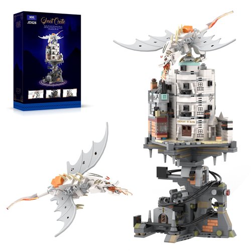 Ipkmaras Wizarding Bank Building Blocks, Harry Castle Building Sets, Magic Architecture Model Mini Building Block Sets, Toy Building Sets Micro Building Blocks, Gift for Adults Boys Girls