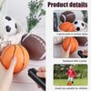 Shindel Sports Balls for Kids and Toddlers, 5 Inches Sports Balls with Hand Pump Includes Toddlers Football, Basketball, Playground Balls, for Indoor & Outdoor Play