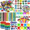 BANBALLON Video Game Party Favors Video Game Theme Keychain Stickers Chest Badge Bracelet Ring for Level Up Party Birthday Party Classroom Rewards Supplies (Multicolor)